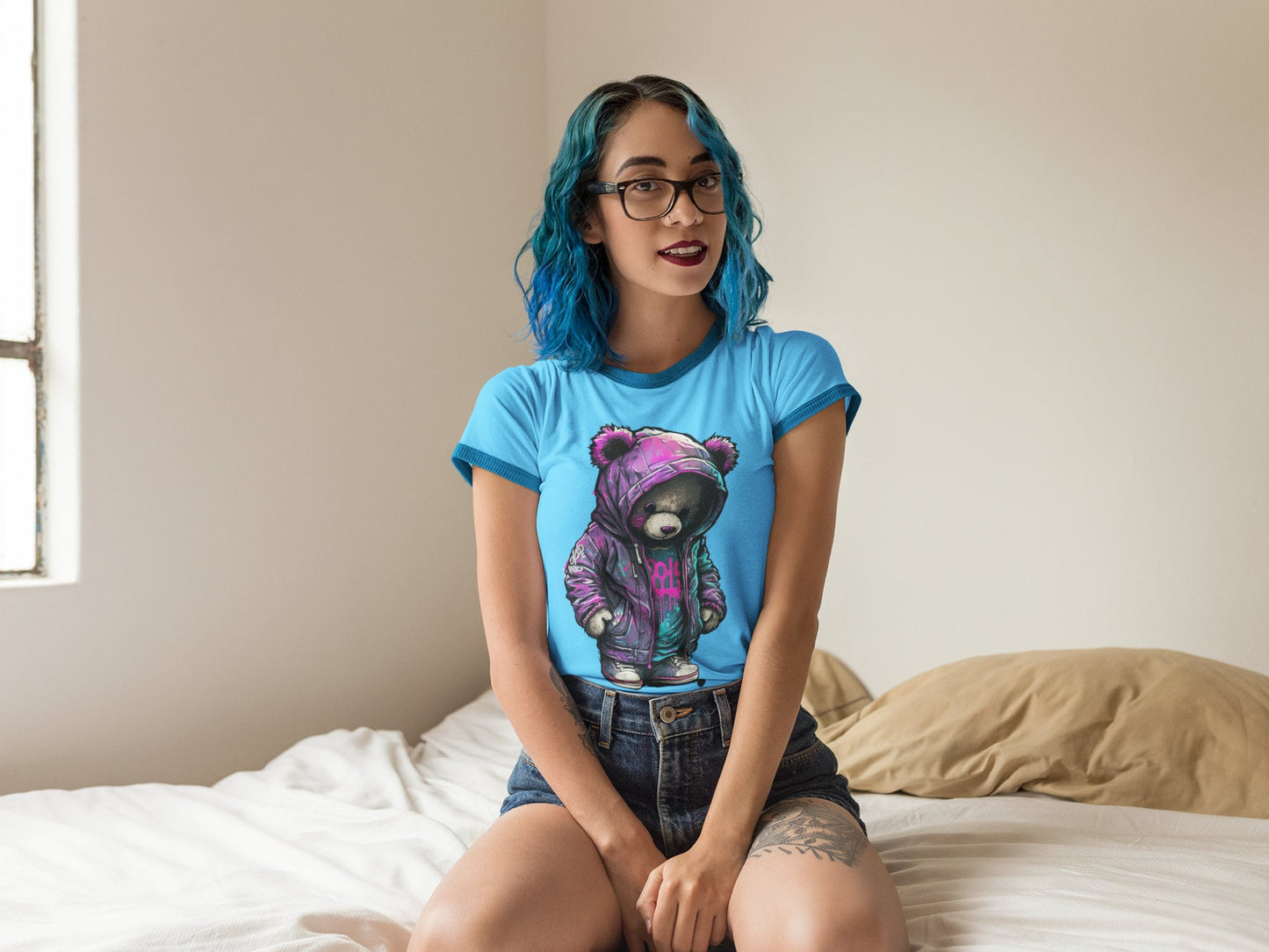 TEDDY BEAR HIP digital image only and cool transparent background 400 dpi png beautiful colours awesome Teddy bear