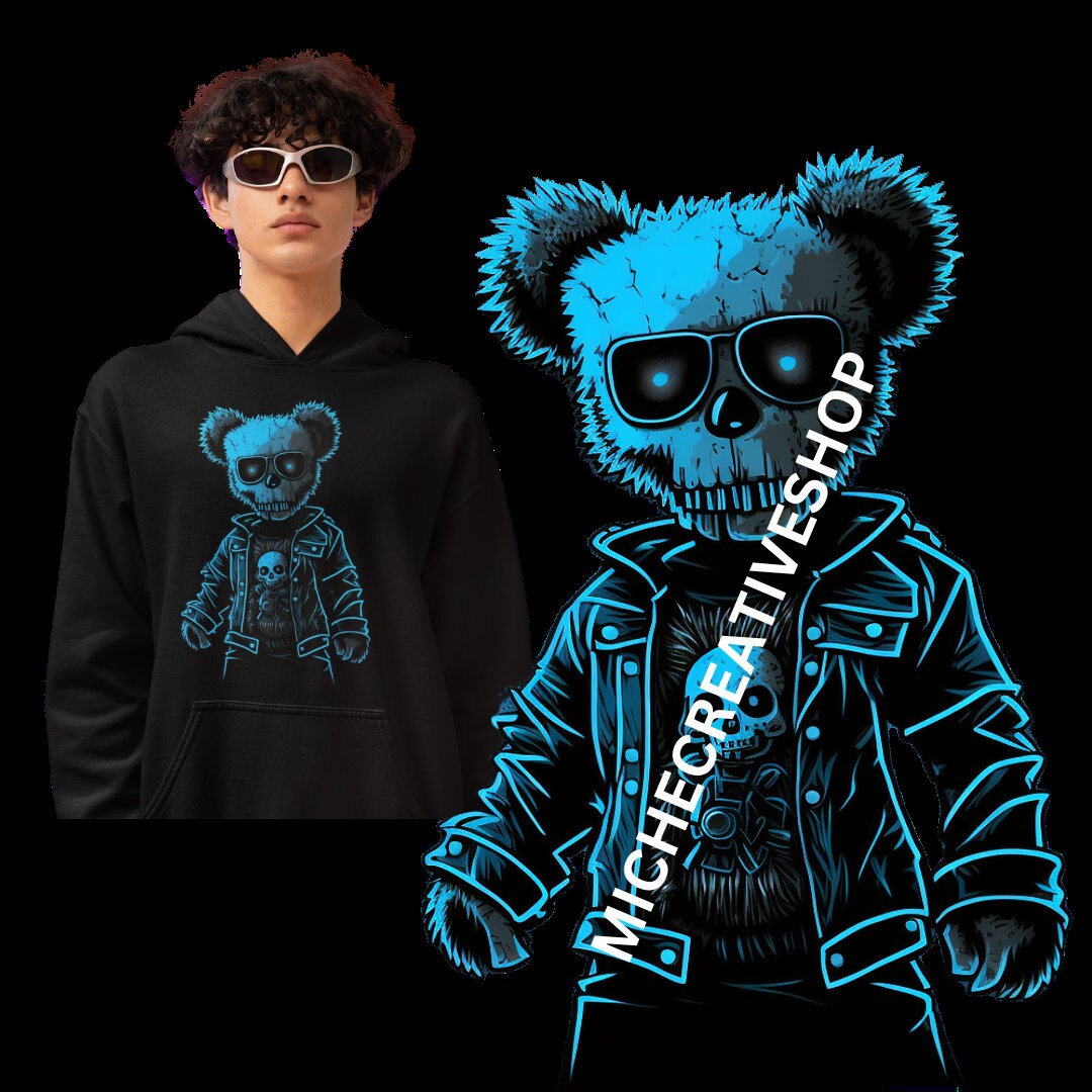 HALLOWEEN TEDDY BEAR clip art digital image only, transparent 400 Dpi and awesome colours printable