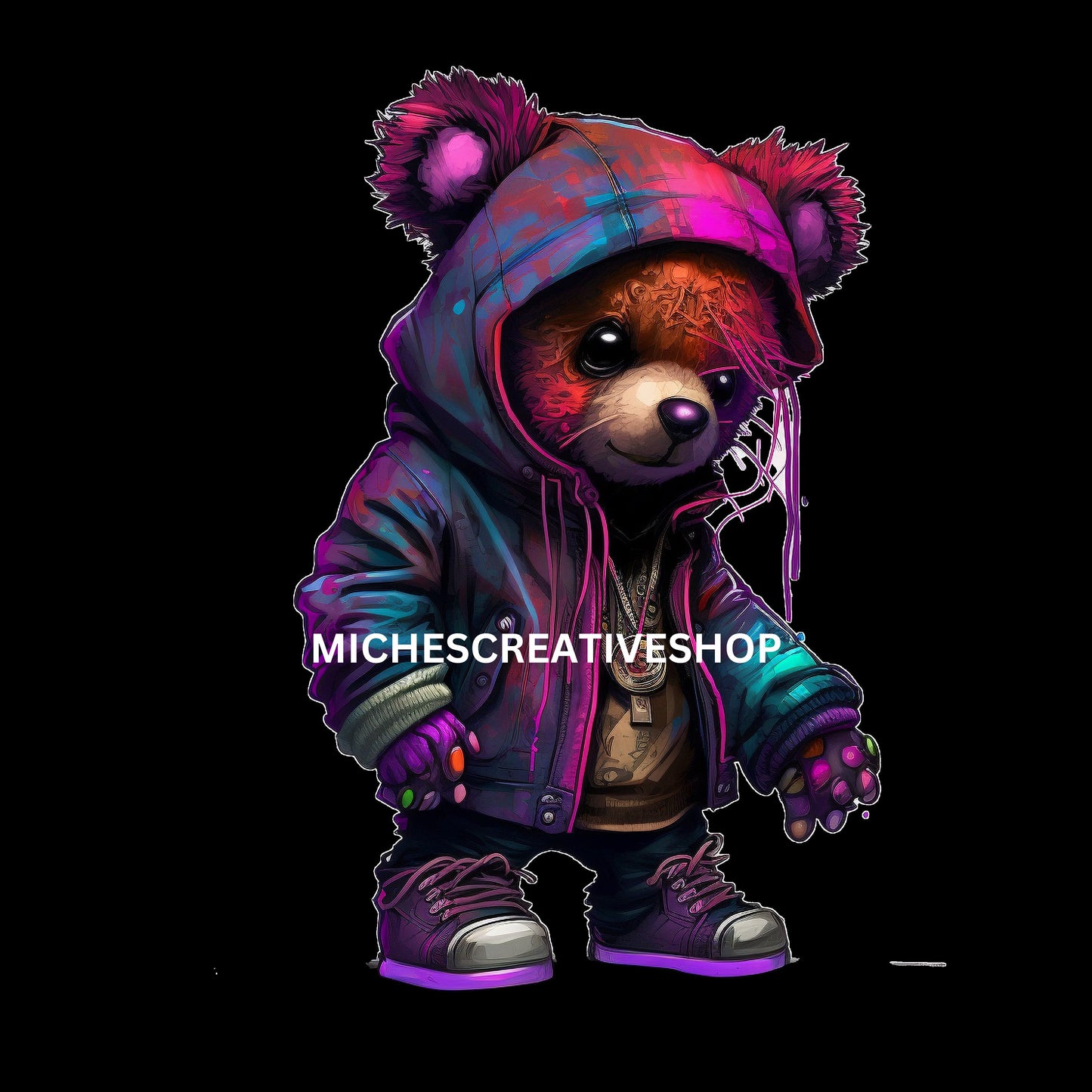 TEDDY BEAR HIP digital image only and cool transparent background 400 dpi png beautiful colours awesome Teddy bear