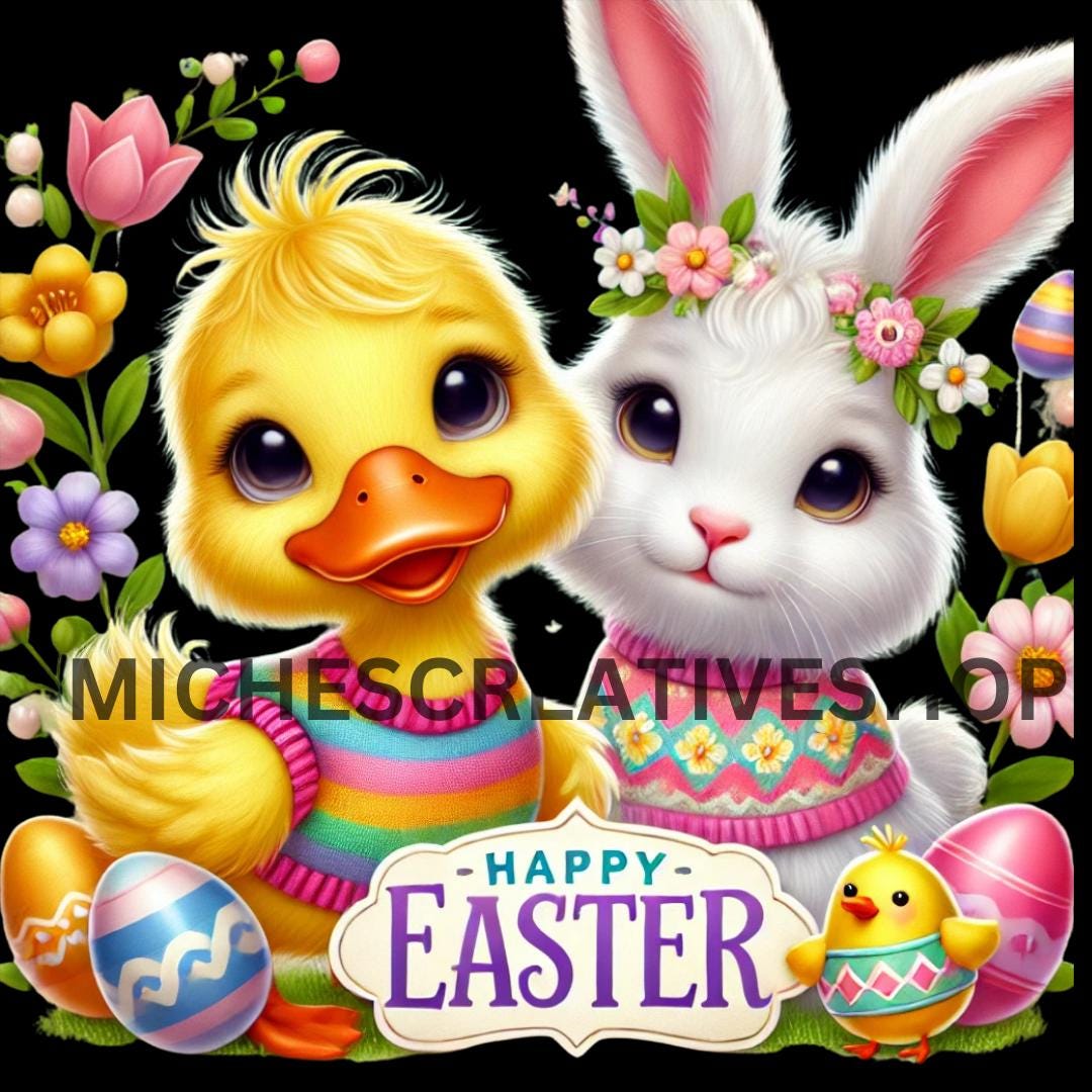 EASTER BUNNY 55 clip art Skeletons all breeds of dogs and animals panda meerkat dinosaur duck horse poodle rottweiler shih tzu printable