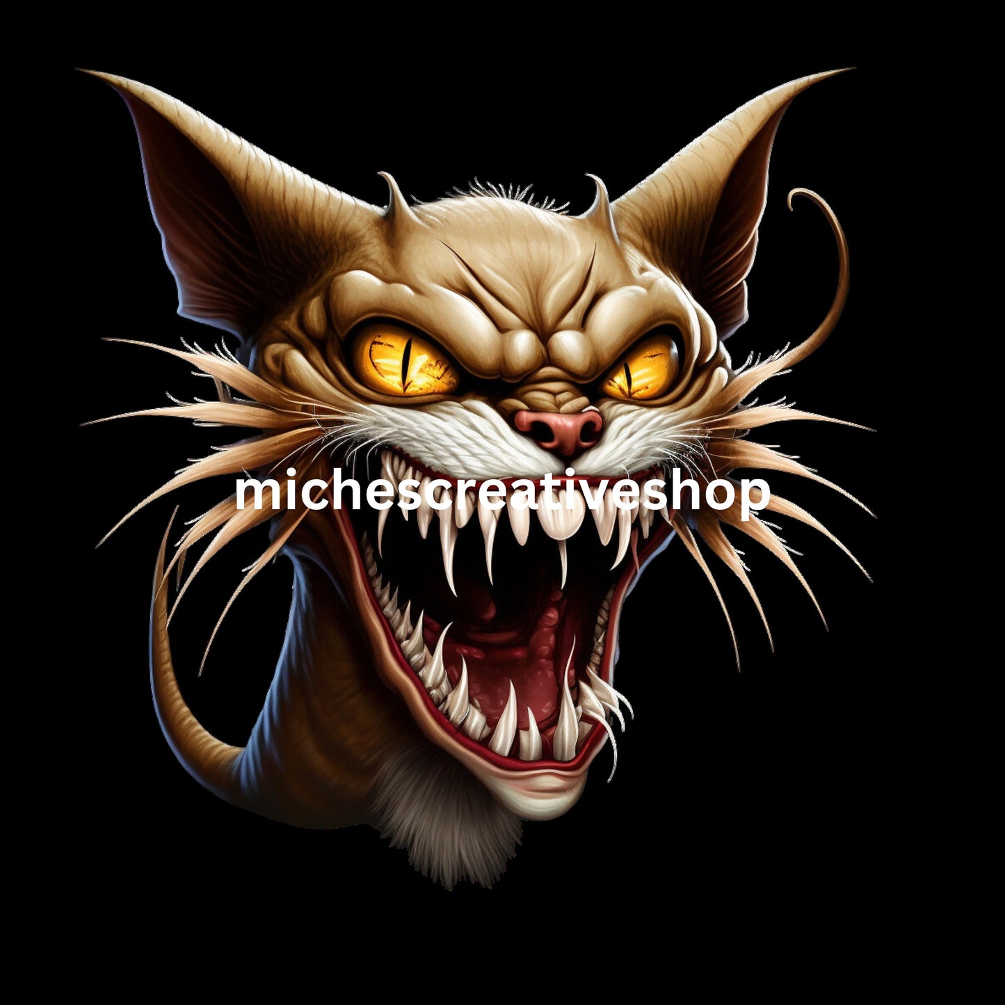 HALLOWEEN SCARY CAT 400 dpi digital image only cool Halloween scary cat so cool love colours so scary halloween cats