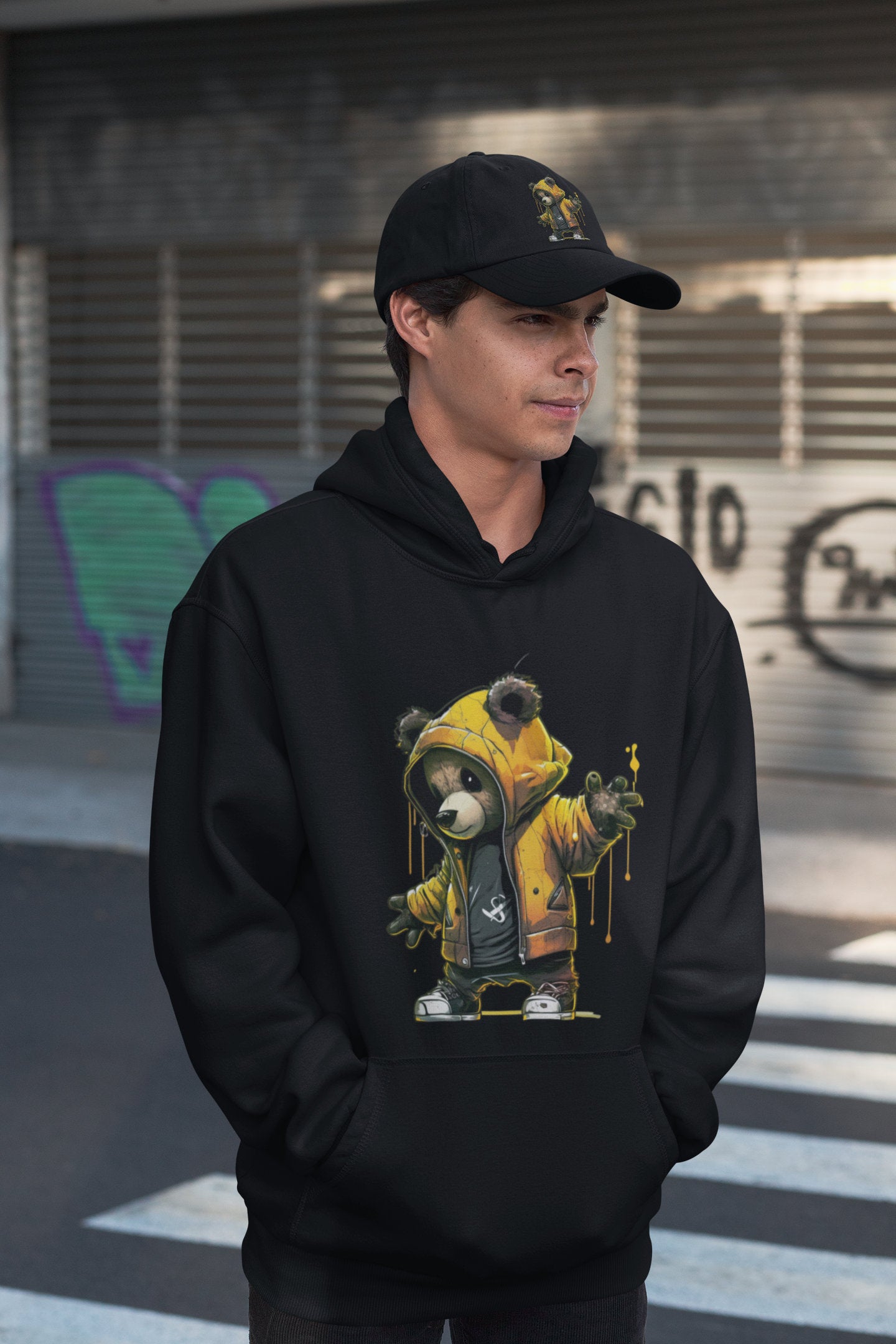 TEDDY BEAR cool hip transparent 400 dpi beautiful yellow colour digital image only great design