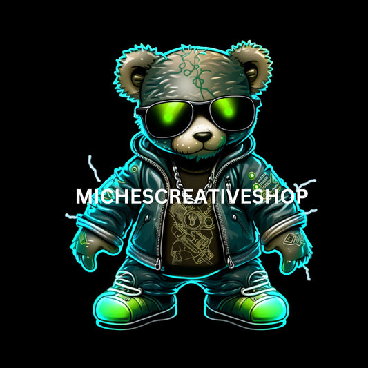TEDDY BEAR clip art hip hop cool transparent 400 dpi she teddy bear great t-shirt designs teddy bear hip hop