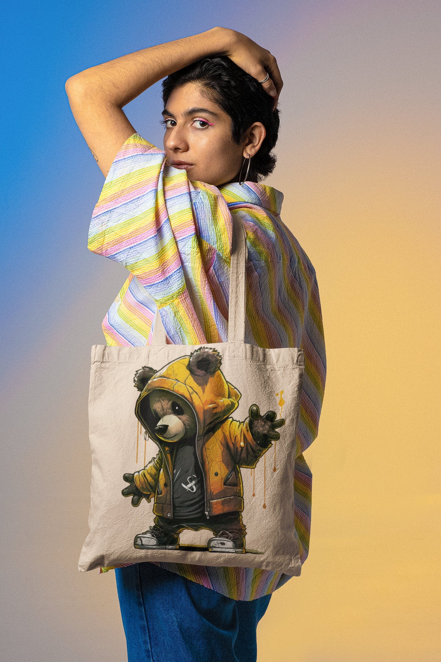 TEDDY BEAR cool hip transparent 400 dpi beautiful yellow colour digital image only great design