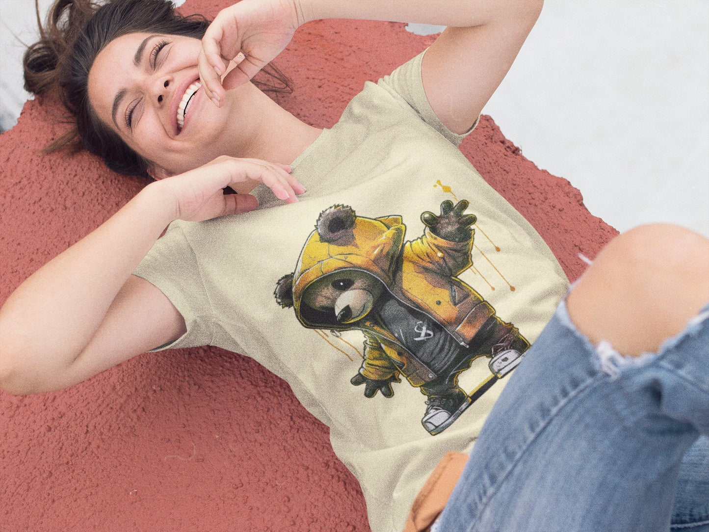 TEDDY BEAR cool hip transparent 400 dpi beautiful yellow colour digital image only great design