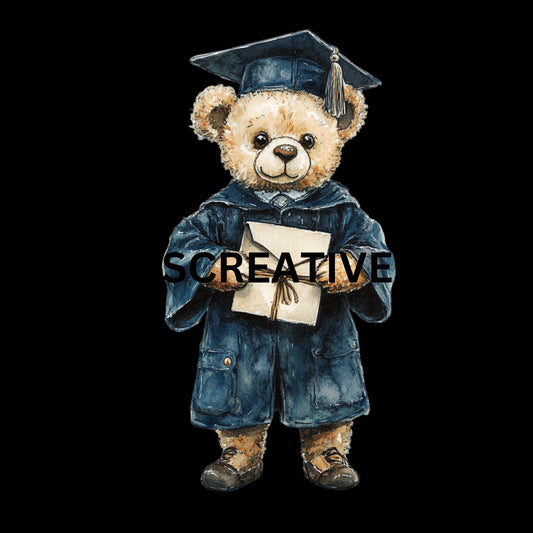 GRADUATION TEDDY BEAR clip art cool transparent 400 dpi she teddy bear great t-shirt designs teddy bear great graduation teddy bear digital