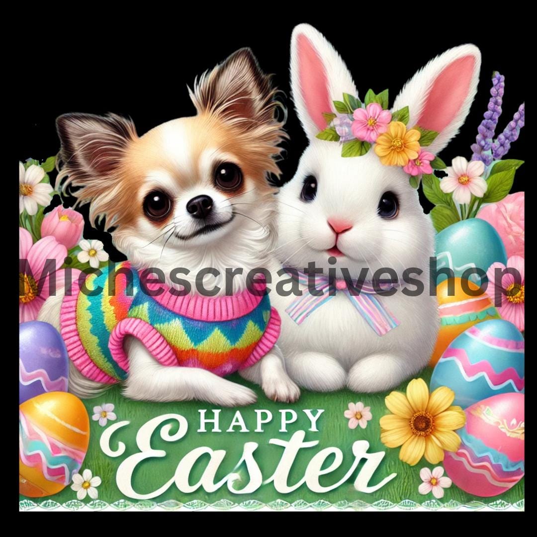 EASTER BUNNY 55 clip art Skeletons all breeds of dogs and animals panda meerkat dinosaur duck horse poodle rottweiler shih tzu printable