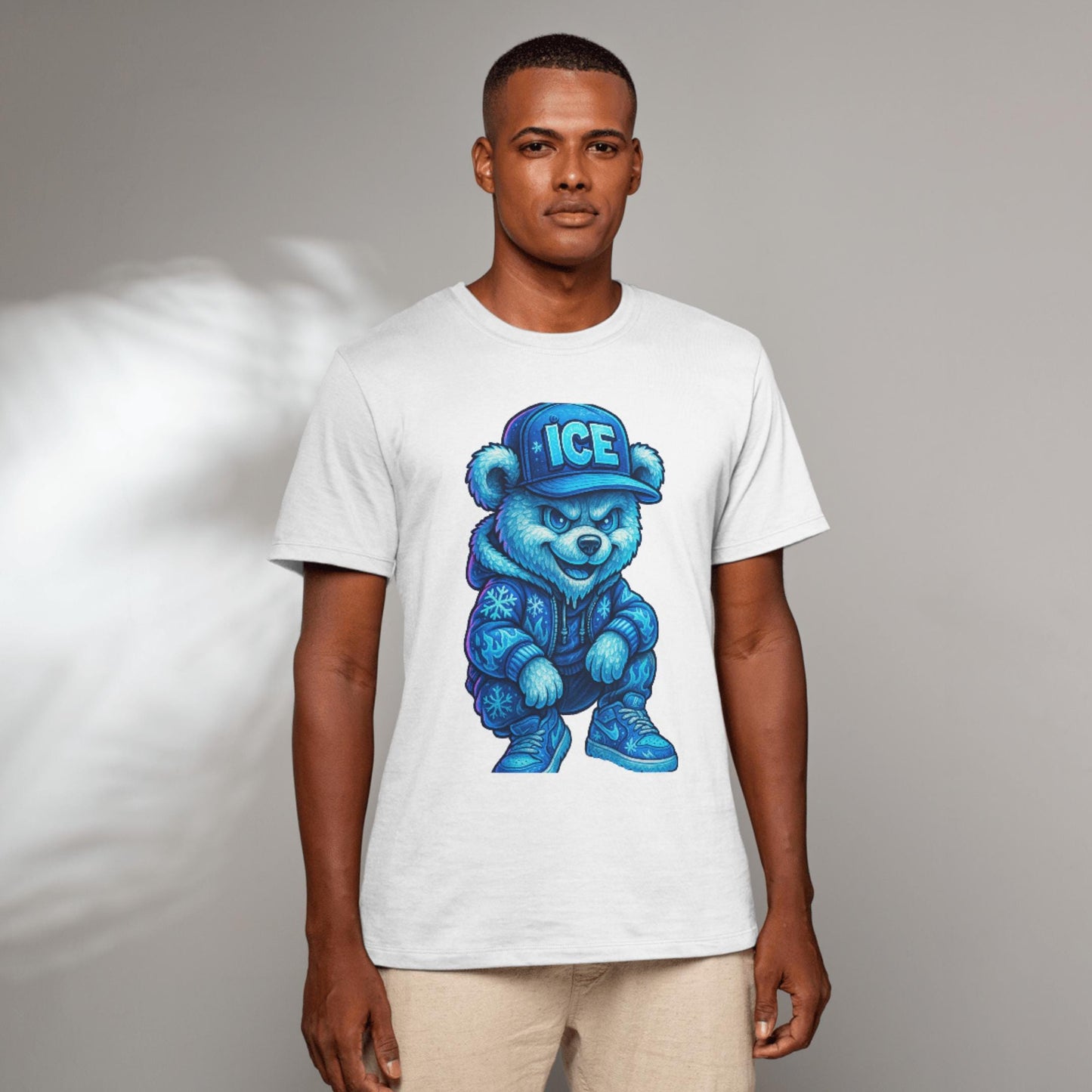 ICE BEAR CLIPART Graffiti Clip Art Cool Urban Streetwear Teddy Bear Hip Hop Winter Digital Blue Snowflake Hoodie Bear Print sublimation