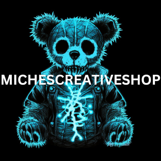 HALLOWEEN TEDDY BEAR clip art digital image only transparent 400 Dpi and awesome colours Halloween teddy bear printable