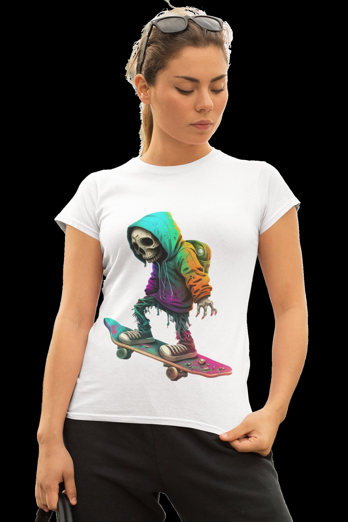 SKELETON MAN  in Neon Colours digital image only 400 dpi Neon Skeleton Design hip hop skeleton man cool printable